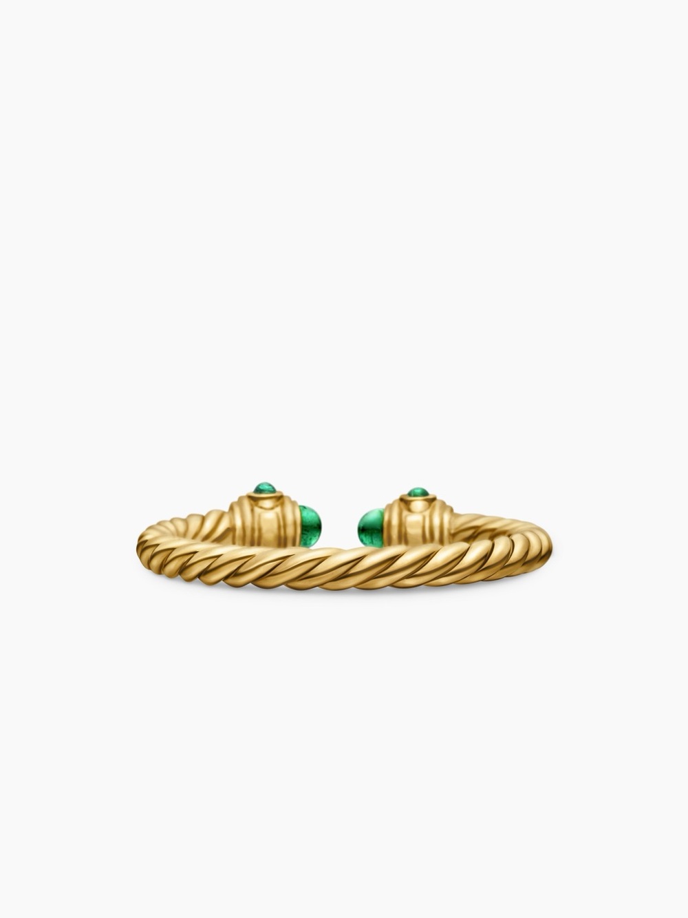 DAVID YURMAN Renaissance Open Emerald Ring in 18K Gold - Picture 11 of 16
